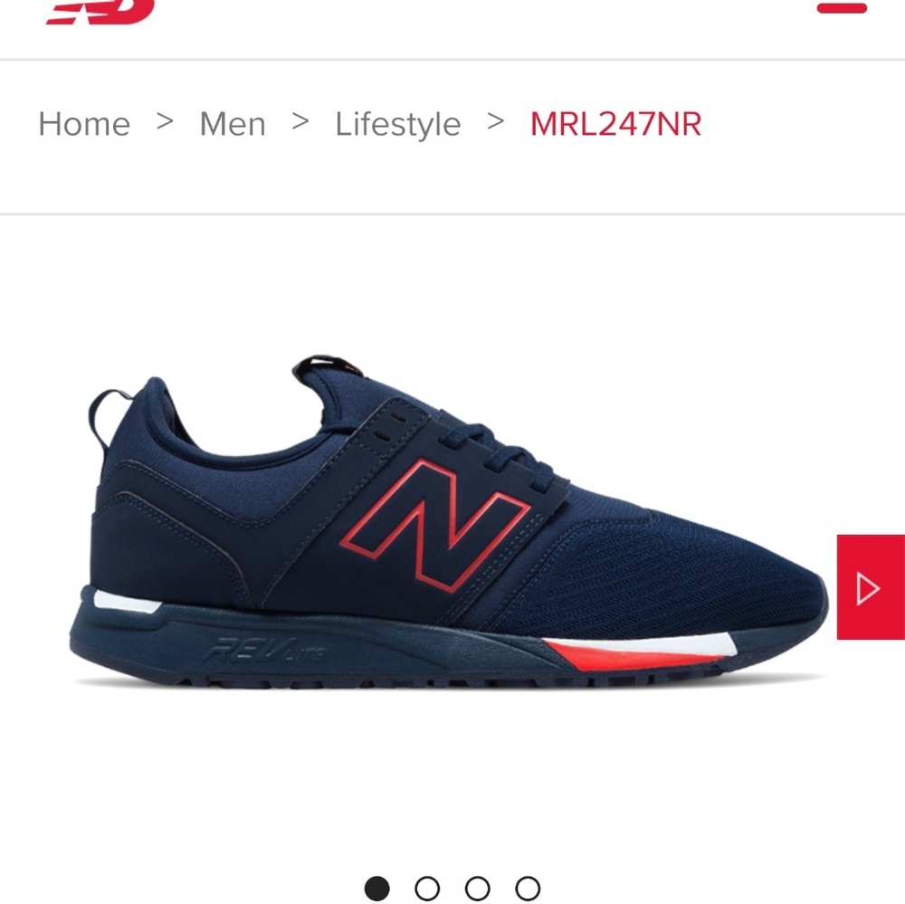 New Balance - Navy blue / red
